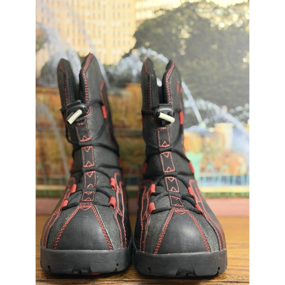 Sorel Sneaky Pete Boots Black Red Men's Size 6 Womens Size 7.5 - Picture 4 of 11